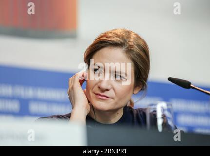 67. Berlinale - Jury PK (170209) -- BERLIN, 9. Februar 2017 -- Jurymitglied der 67. Berlinale International Film Festival, deutsche Schauspielerin Julia Jentsch nimmt am 9. Februar 2017 an einer Pressekonferenz in Berlin, Hauptstadt Deutschlands, Teil. ) (gl) DEUTSCHLAND-BERLIN-67. BERLINALE-JURY ShanxYuqi PUBLICATIONxNOTxINxCHN Stockfoto