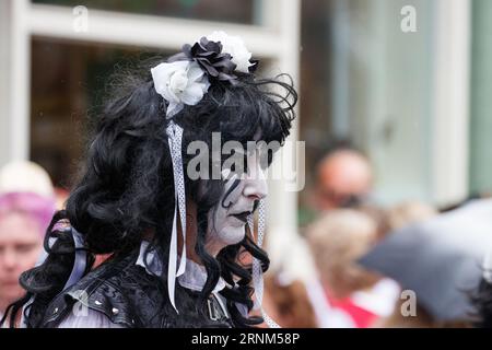 Morris-Tänzer beim Sheringham Potty Festival 2019 Stockfoto