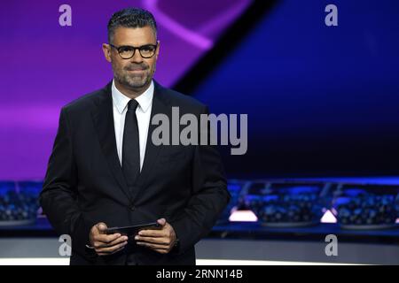 Monte Carlo, Monaco. August 2023 31. Pedro Pinto präsentiert den Auftakt der UEFA European Club Football-Saison - Monaco. Bilddatum: 31. August 2023. Auf dem Bild sollte stehen: Jonathan Moscrop/Sportimage Credit: Sportimage Ltd/Alamy Live News Stockfoto