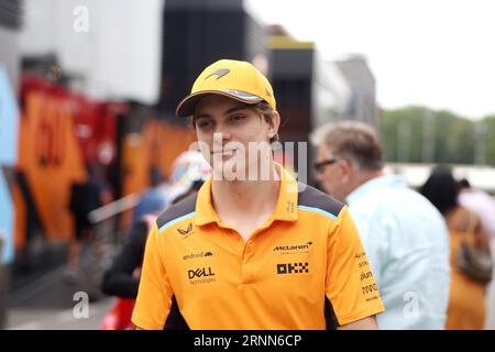 Monza, Italien. September 2023. Oscar PiNG(aus) McLaren. 02.09.2023. Formel-1-Weltmeisterschaft, Rd 15, Grand Prix Von Italien, Monza, Italien, Qualifizierender Tag. Auf dem Foto sollte Folgendes stehen: XPB/Press Association Images. Quelle: XPB Images Ltd/Alamy Live News Stockfoto