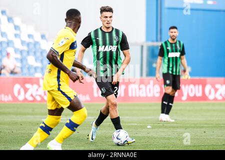 Reggio Emilia, Italien. September 2023. Daniel Boloca (Sassuolo) während des Spiels US Sassuolo gegen Hellas Verona FC, italienischer Fußball-Serie A in Reggio Emilia, Italien, 01. September 2023 Credit: Independent Photo Agency/Alamy Live News Stockfoto