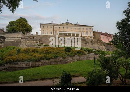 Toompea Hill und Stenbock House - estnisches Regierungsbüro - Tallinn, Estland Stockfoto
