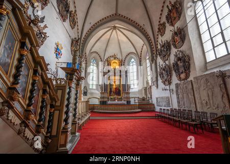 St. Marienkathedrale Innen - Tallinn, Estland Stockfoto