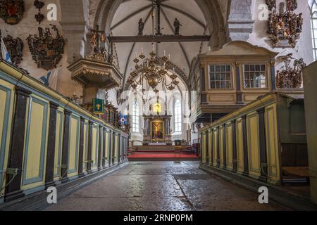 St. Marienkathedrale Innen - Tallinn, Estland Stockfoto