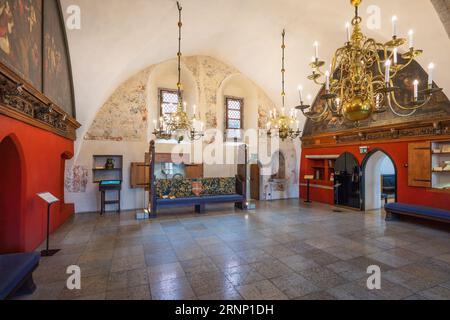 Salon im Inneren des Tallinner Rathauses - Tallinn, Estland Stockfoto