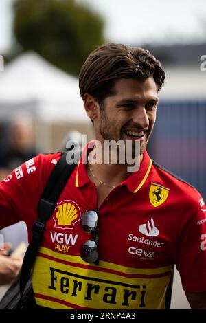 Monza, Italien. September 2023. Antonio Giovinazzi (ITA) Ferrari Reserve Fahrer. 02.09.2023. Formel-1-Weltmeisterschaft, Rd 15, Grand Prix Von Italien, Monza, Italien, Qualifizierender Tag. Auf dem Foto sollte Folgendes stehen: XPB/Press Association Images. Quelle: XPB Images Ltd/Alamy Live News Stockfoto