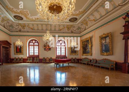 Celebration Hall im House of the Black Heads Interior - Riga, Lettland Stockfoto