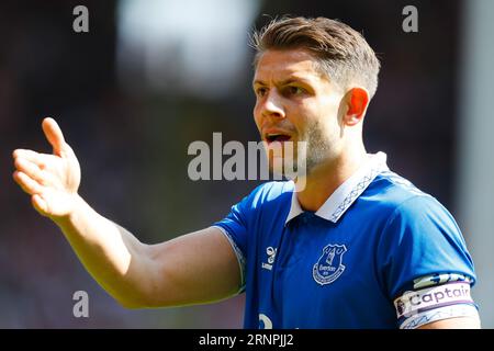 Bramall Lane, Sheffield, Großbritannien. September 2023. Premier League Football, Sheffield United gegen Everton; James Tarkowski von Everton Credit: Action Plus Sports/Alamy Live News Stockfoto