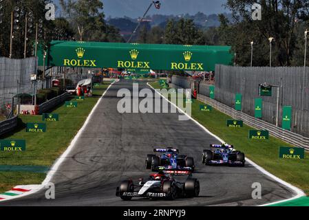 Monza, Italien. September 2023. Yuki Tsunoda (JPN) AlphaTauri AT04. Formel-1-Weltmeisterschaft, großer Preis von Italien, Rd 15, Samstag, 2. September 2023. Monza Italien. Quelle: James Moy/Alamy Live News Stockfoto