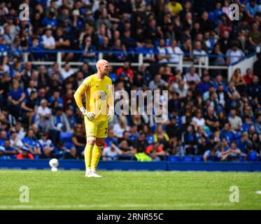 September 2023; St Andrews, Birmingham, West Midlands, England; EFL Championship Football, Birmingham City versus Millwall; John Ruddy aus Birmingham Stockfoto