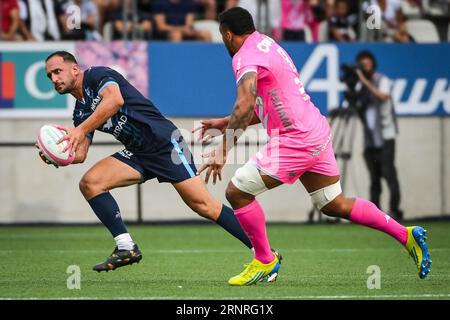 Paris, Frankreich. September 2023. Julien TISSERON von Montpellier während des französischen Meisterschaftsspiels der 14 besten Rugby union zwischen Stade Francais Paris und Montpellier HR am 2. September 2023 im Jean Bouin Stadion in Paris, Frankreich - Foto Matthieu Mirville/DPPI Credit: DPPI Media/Alamy Live News Stockfoto