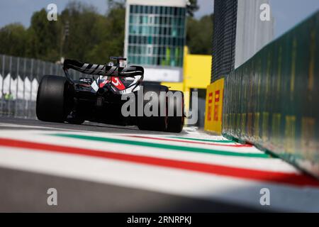 Monza, Italien. September 2023. #20 Kevin Magnussen (DNK, MoneyGram Haas F1 Team), F1 Grand Prix von Italien beim Autodromo Nazionale Monza am 2. September 2023 in Monza, Italien. (Foto von HIGH TWO) Credit: dpa/Alamy Live News Stockfoto