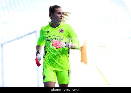 Reading, UK. September 2023. Torhüterin Emily Orman (1 Lesung) während des Barclays FA Womens Championship-Spiels zwischen Reading und Charlton Athletic im Select Car Leasing Stadium. Quelle: Liam Asman/Alamy Live News (Liam Asman/SPP) Stockfoto