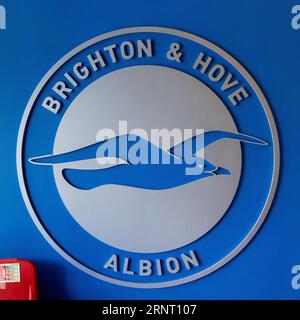 Brighton & Hove Fußball-Logo (Möwen) Stockfoto