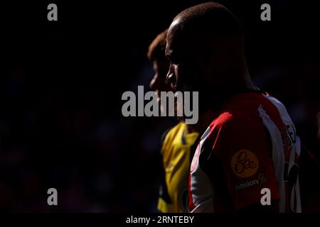 September 2023; Gtech Community Stadium, Brentford, London, England; Premier League Football, Brentford versus Bournemouth; Bryan Mbeumo of Brentford Stockfoto