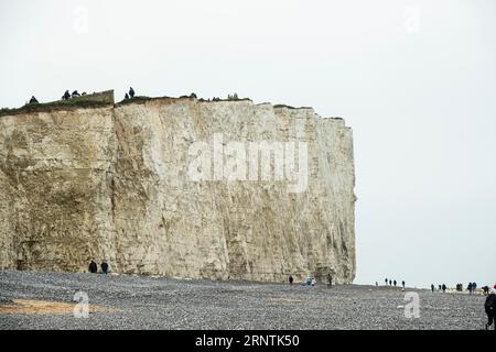 Birling Gap bei den Sieben Schwestern in Sussex, England, Vereinigtes Königreich Stockfoto