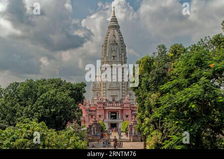 10 4 2005 Vintage Shri Kashi Vishwanath Temple, BHU,Benaras, Varanasi, Uttar Pradesh, Indien, Asien Stockfoto