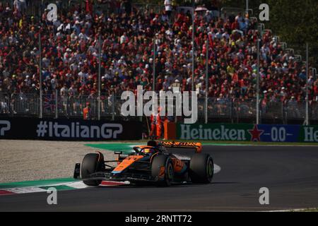 Monza, Italien. September 2023. Oscar PiNGaus Australien fuhr 81 das McLaren F1 Team MCL60 Mercedes während der Formel 1 Pirelli GP d'Italia. Quelle: Alessio Morgese/Alessio Morgese/Emage/Alamy Live News Stockfoto