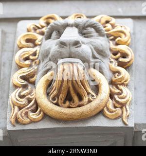 Das große Waffenlager in Danzig, Detail. Polen. Sehenswürdigkeiten Danzig. Stockfoto