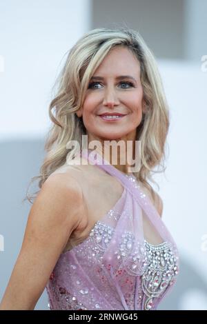 Venedig, Italien. September 2023. Lady Victoria Hervey besuchte die Maestro Premiere im Rahmen des 80. Filmfestivals von Venedig (Mostra) am 2. September 2023 in Venedig. Foto von Aurore Marechal/ABACAPRESS.COM Credit: Abaca Press/Alamy Live News Stockfoto