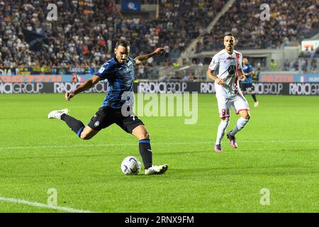 Bergamo, Italien. September 2023. Davide Zappacosta (Atalanta BC) während des Spiels Atalanta BC gegen AC Monza, italienische Fußballserie A in Bergamo, Italien, 02. September 2023 Credit: Independent Photo Agency/Alamy Live News Stockfoto