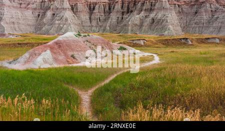 Badlands National Park in South Dakota. Genehmigt als Badlands National Monument am 4. März 1929 durch den FDR. Stockfoto