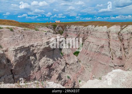 Badlands National Park in South Dakota. Genehmigt als Badlands National Monument am 4. März 1929 durch den FDR. Stockfoto