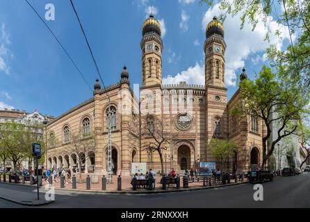 Ein Bild der Dohany Street Synagoge. Stockfoto