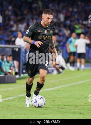 Neapel, Kampanien, Italien. September 2023. Während des italienischen Fußballspiels der Serie A SSC Napoli gegen SC Lazio am 02. September 2023 im Diego Armando Maradona Stadion in Neapel. Im Bild: Matteo Politano von SSC Napoli (Credit Image: © Fabio Sasso/ZUMA Press Wire) NUR REDAKTIONELLE VERWENDUNG! Nicht für kommerzielle ZWECKE! Stockfoto