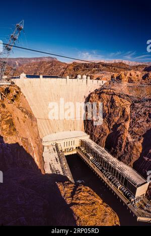 Hoover Dam   Temple Bar Marina, Arizona, USA Stockfoto