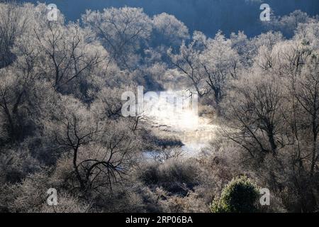 North Branch of the Winooski River in Montpelier, VT, Neww England, USA. Stockfoto