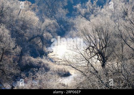 North Branch of the Winooski River in Montpelier, VT, Neww England, USA. Stockfoto