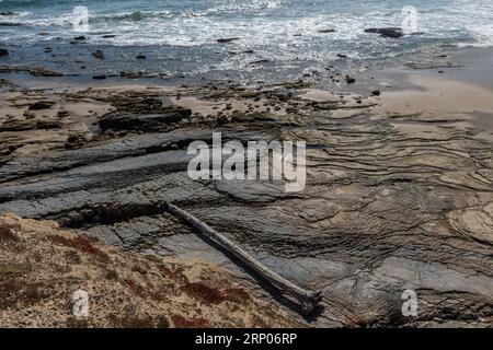 Malerische Pelican Point vista am Crystal Cove Beach, Newport Coast, Newport Beach, Südkalifornien Stockfoto