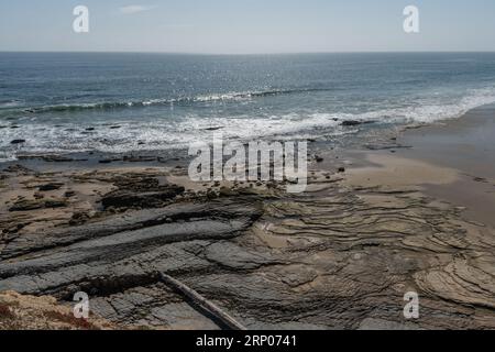 Malerische Pelican Point vista am Crystal Cove Beach, Newport Coast, Newport Beach, Südkalifornien Stockfoto