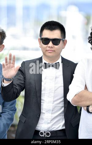 (180518) -- CANNES, 18. Mai 2018 -- der chinesische Regisseur Wei Shujun nimmt am 18. Mai 2018 an einem Fototermin auf dem 71. Internationalen Filmfestival von Cannes in Cannes Teil. ) (wtc) FRANCE-CANNES-71ST INTERNATIONAL FILM FESTIVAL-PHOTOCALL ChenxYichen PUBLICATIONxNOTxINxCHN Stockfoto