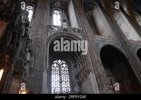 Im Inneren der Kathedrale Sainte-Cécile in Albi, Frankreich Stockfoto