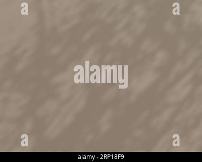 Abstrakter Hintergrund Zementwand organisches Schattenlicht Konzept Hintergrund. 3D-Rendering. Stockfoto