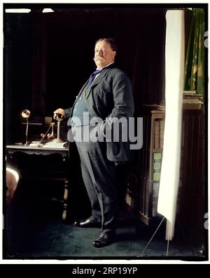 William Howard Taft. William Howard Taft war der 27. Präsident der Vereinigten Staaten und der zehnte Chefrichter der Vereinigten Staaten, die einzige Person Stockfoto