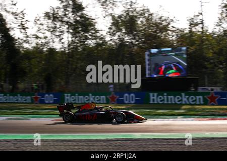 14 MONTOYA Sebastian (Col), Hitech Pulse-Eight, Dallara F3, Action während der 9. Runde der FIA Formel 3 Meisterschaft 2023 vom 1. Bis 3. September 2023 auf dem Autodromo Nazionale di Monza in Monza, Italien - Foto Eric Alonso / DPPI Stockfoto