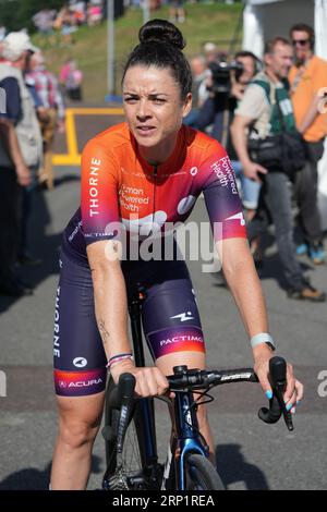 Plouay, Frankreich. September 2023. Audrey Cordon Ragot von Human Powered Health während der Classic Lorient Agglomération - Trophée Ceratizit, UCI Women's World Tour Radrennen am 2. September 2023 in Plouay, Frankreich - Foto Laurent Lairys/DPPI Credit: DPPI Media/Alamy Live News Stockfoto