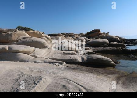 Karidi Beach Vourvourou, Sithonia - Griechenland Stockfoto