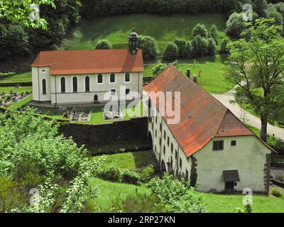 Kloster Wittichen, Kloster Armer Clares, Schenkenzell, Oberes Kinzigtal, Schwarzwald, Baden-Württemberg, Deutschland Stockfoto