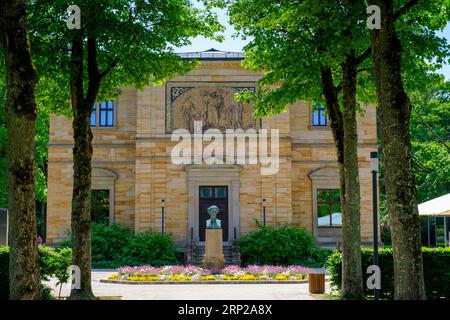 Villa Wahnfried, Haus Wahnfried, ehemaliger Wohnsitz von Richard Wagner, Bayreuth, Oberfranken, Bayern, Deutschland Stockfoto