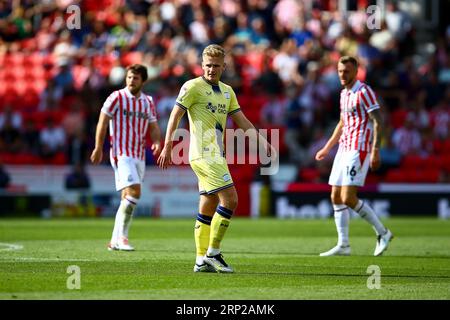 bet365 Stadium, Stoke, England - 2. September 2023 Ali McCann (13) von Preston North End - während des Spiels Stoke City gegen Preston NE, EFL Championship, 2023/24, bet365 Stadium, Stoke, England - 2. September 2023 Credit: Arthur Haigh/WhiteRosePhotos/Alamy Live News Stockfoto