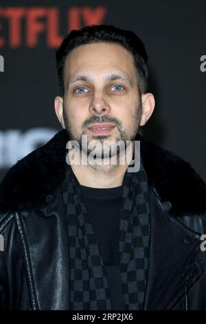 London, Großbritannien. Dezember 2017. Dynamo nimmt an der europäischen Premiere von „Bright“ Teil, die in der BFI Southbank in London stattfindet. (Foto: Fred Duval/SOPA Images/SIPA USA) Credit: SIPA USA/Alamy Live News Stockfoto