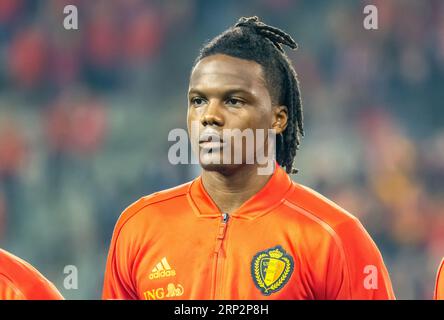 Brüssel, Belgien - 21. März 2019. Der belgische Fußballnationalspieler Dedryck Boyata gegen Rus vor dem Qualifikationsspiel zur UEFA Euro 2020 Stockfoto