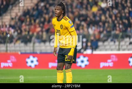 Brüssel, Belgien - 21. März 2019. Der belgische Fußballnationalspieler Dedryck Boyata gegen Rus vor dem Qualifikationsspiel zur UEFA Euro 2020 Stockfoto