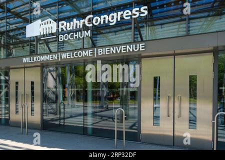 RuhrCongress, Kongresszentrum und Veranstaltungszentrum, Bochum, Ruhrgebiet, Nordrhein-Westfalen, Deutschland Stockfoto