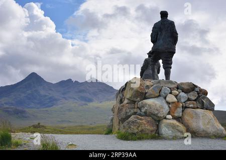 Das Collie & Mackenzie Monument, Sligachan, Isle of Skye. Stockfoto