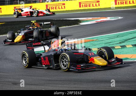 11 IWASA Ayumu (jpn), DAMS, Dallara F2, Action während der 12. Runde der FIA-Formel-2-Meisterschaft 2023 vom 1. Bis 3. September 2023 auf dem Autodromo Nazionale di Monza in Monza, Italien Stockfoto